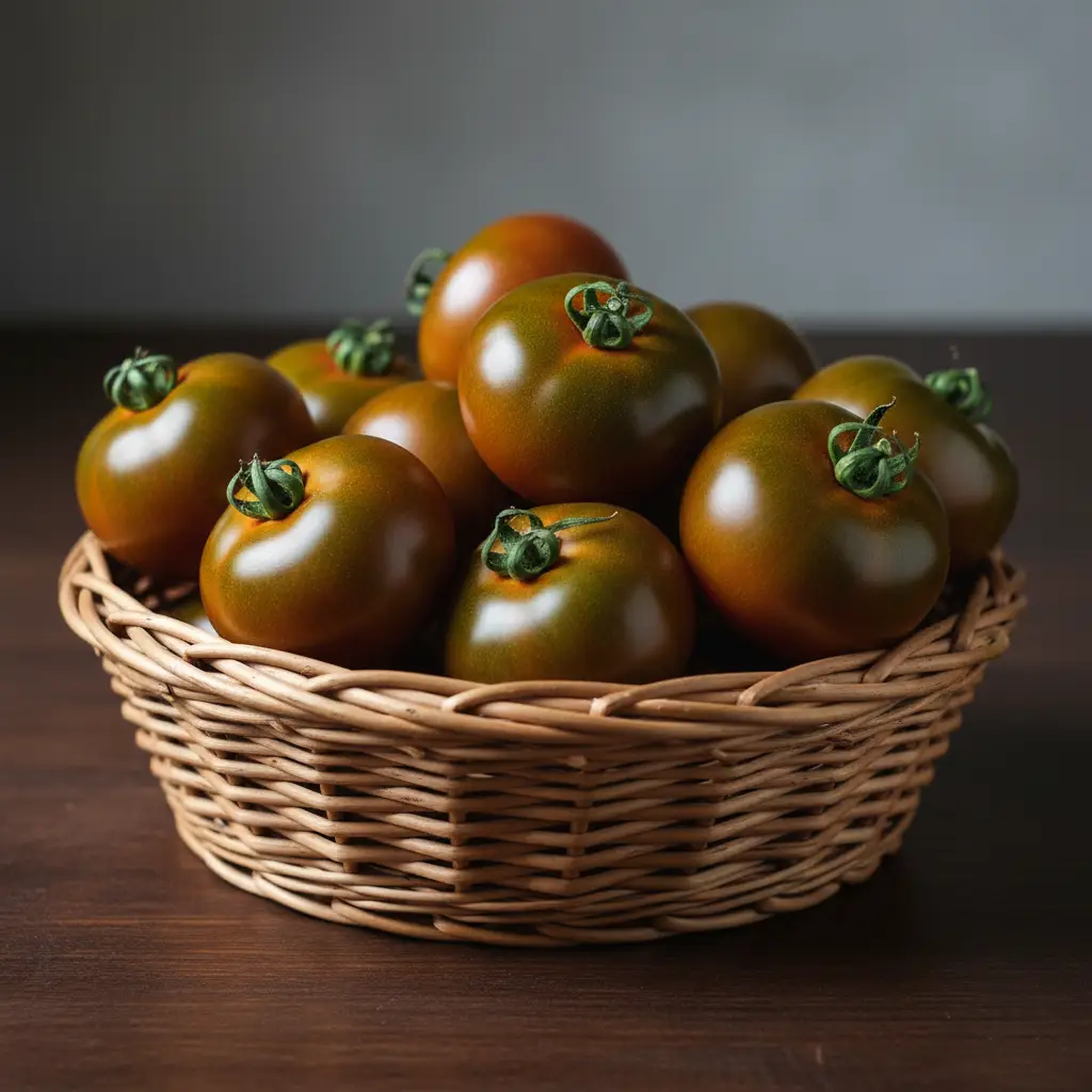 cesta tomates kumato