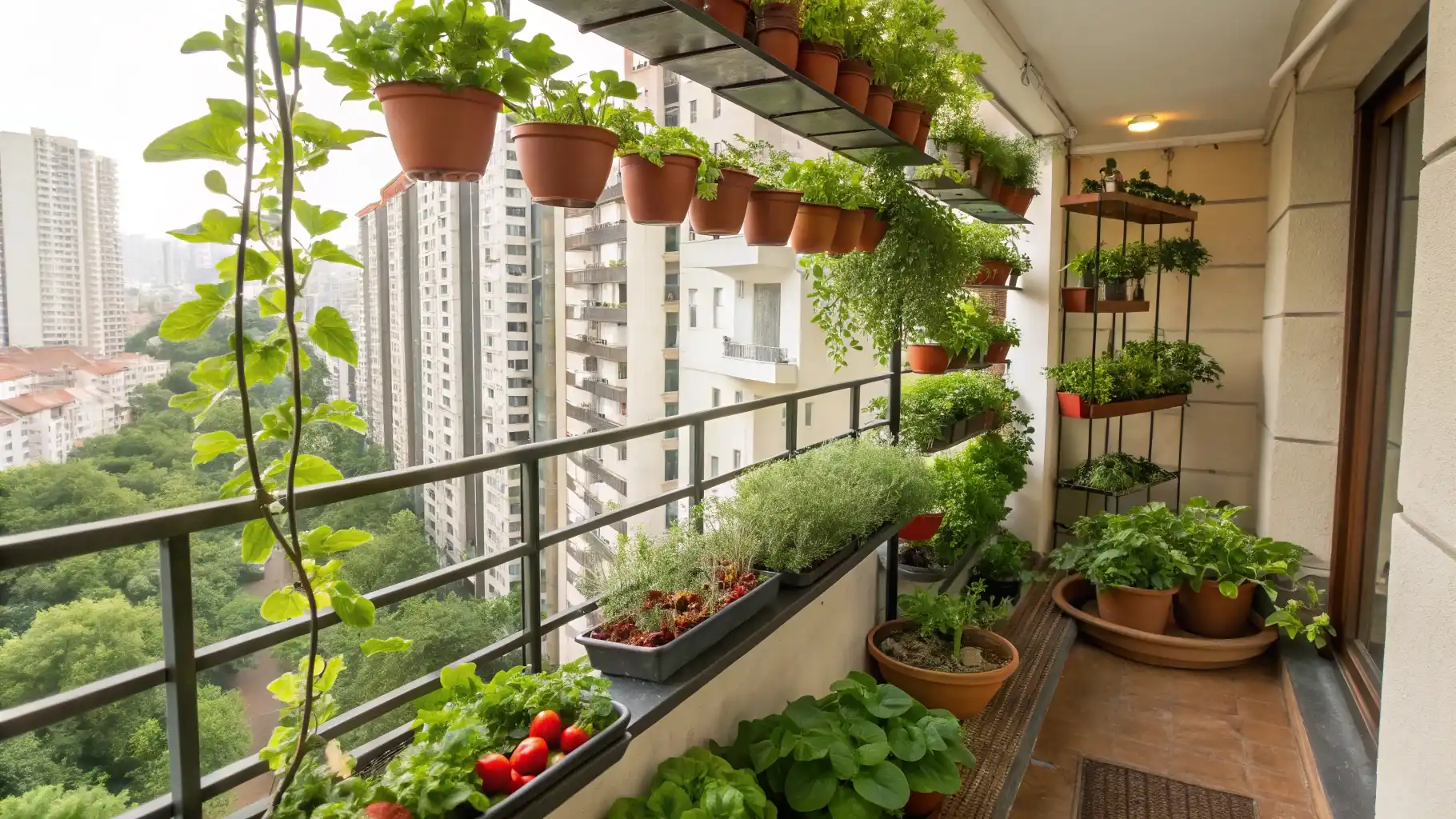 Huerto de balcon