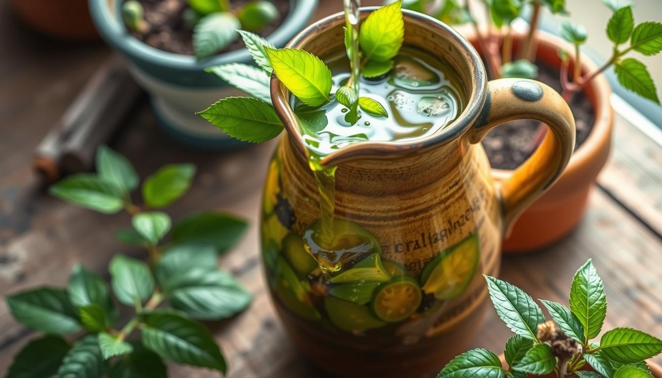 hacer té de compost casero