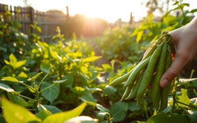 El Momento Perfecto: Cuándo y Cómo Cosechar Judías y Guisantes de tu Huerto