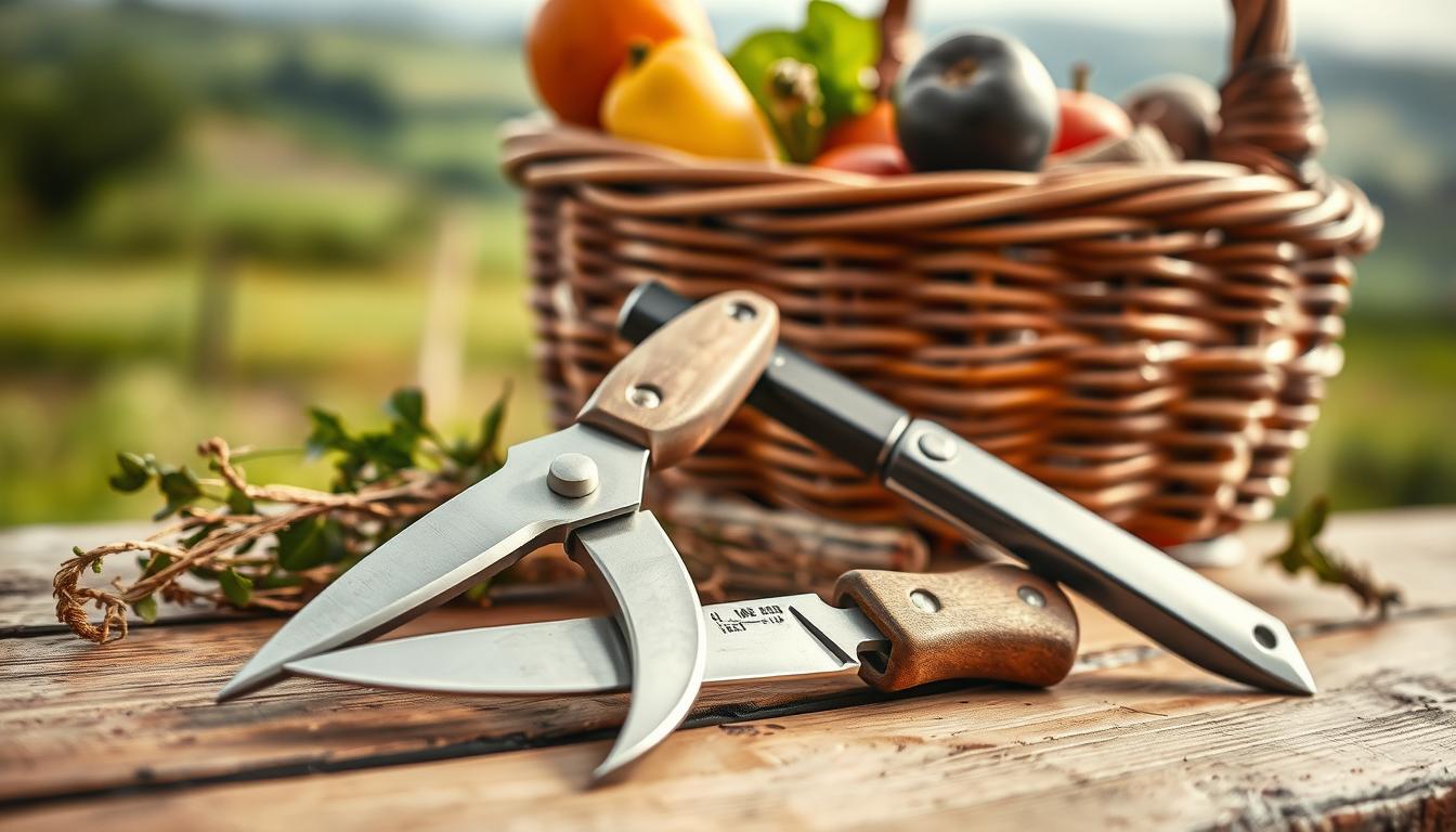 herramientas recolección cosecha