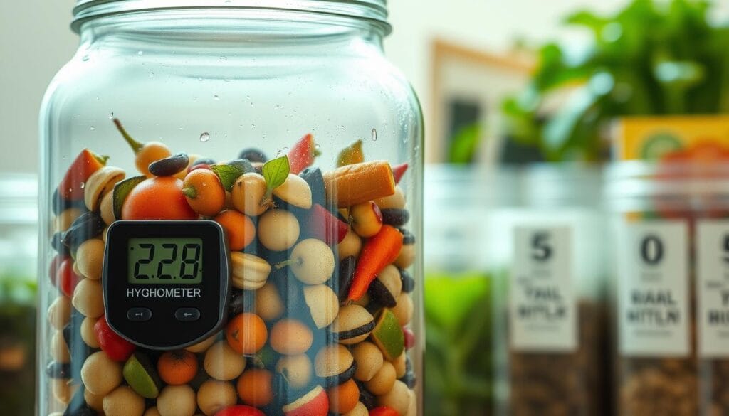 control de humedad en semillas