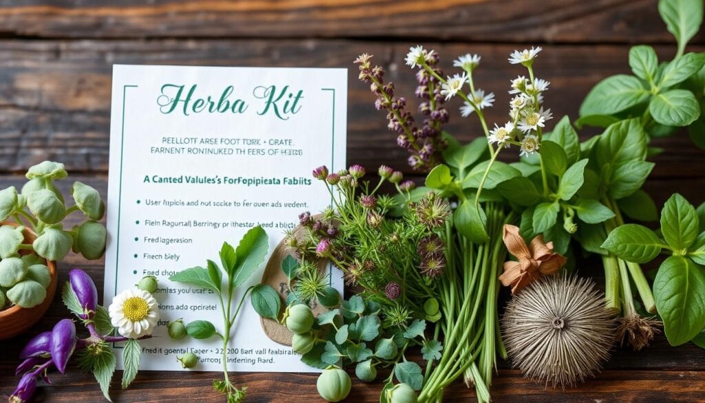 kit de semillas de hierbas aromáticas