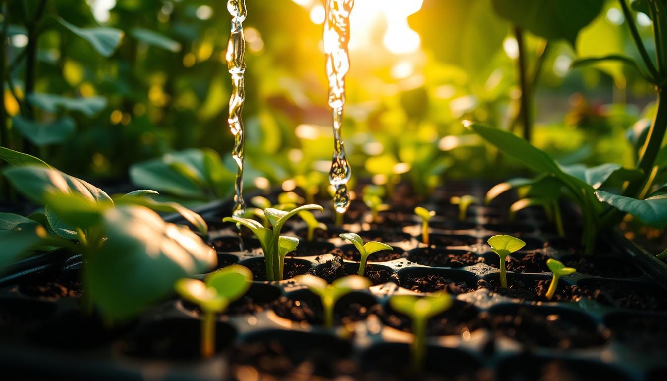 primer riego semilleros