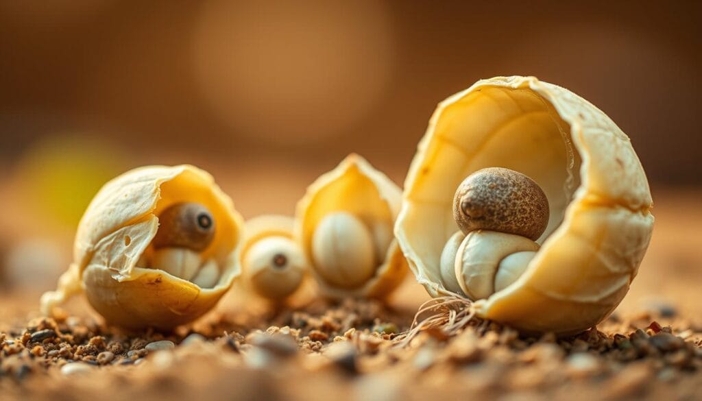 proceso de germinación de semillas
