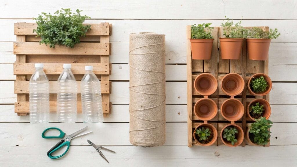 materiales para fabricar huerto vertical